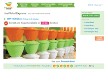 Tablet Screenshot of justsaladexpress.com